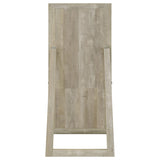 Cadence Full Length Standing Floor Mirror - Shatterproof Tempered Glass in Grey Washed Oak – view 4