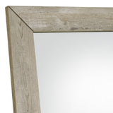 Cadence Full Length Standing Floor Mirror - Shatterproof Tempered Glass in Grey Washed Oak – view 5
