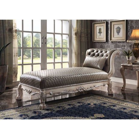 Dresden Button-Tufted Chaise Lounge & Bench