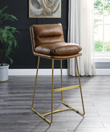 Alsey Horizontal-Tufted Bar Stool