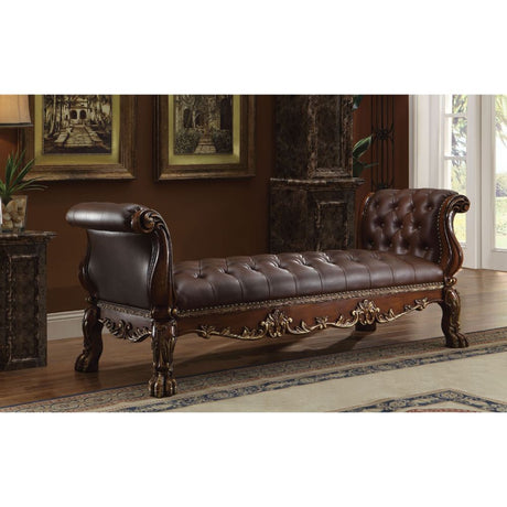 Dresden Button-Tufted Chaise Lounge & Bench