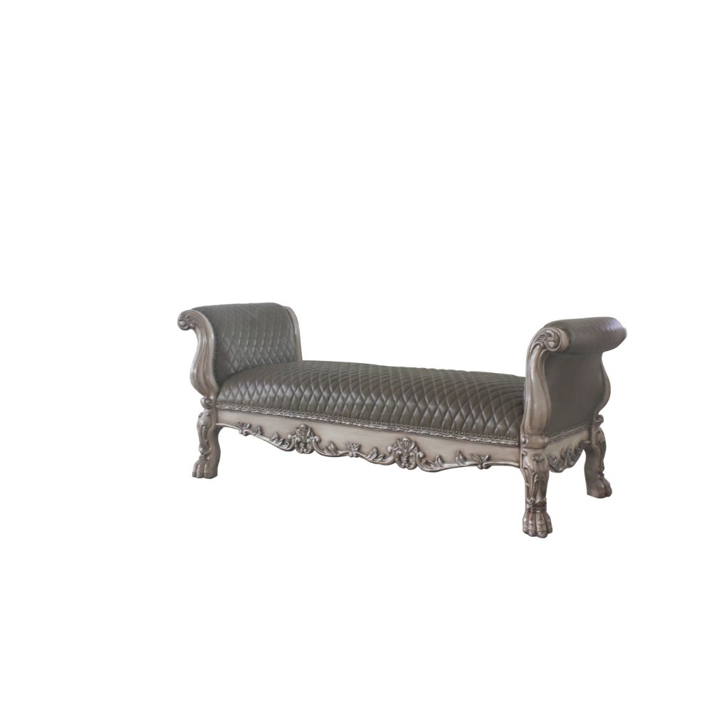 Dresden Button-Tufted Chaise Lounge & Bench