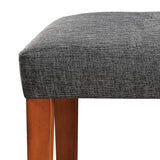 Charla Tufted Bench with Slatted Shelf