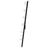 Zayan LED Full-Length Floor Mirror - 32 x 71 Inch Hollywood Glam in Black High Gloss – view 6