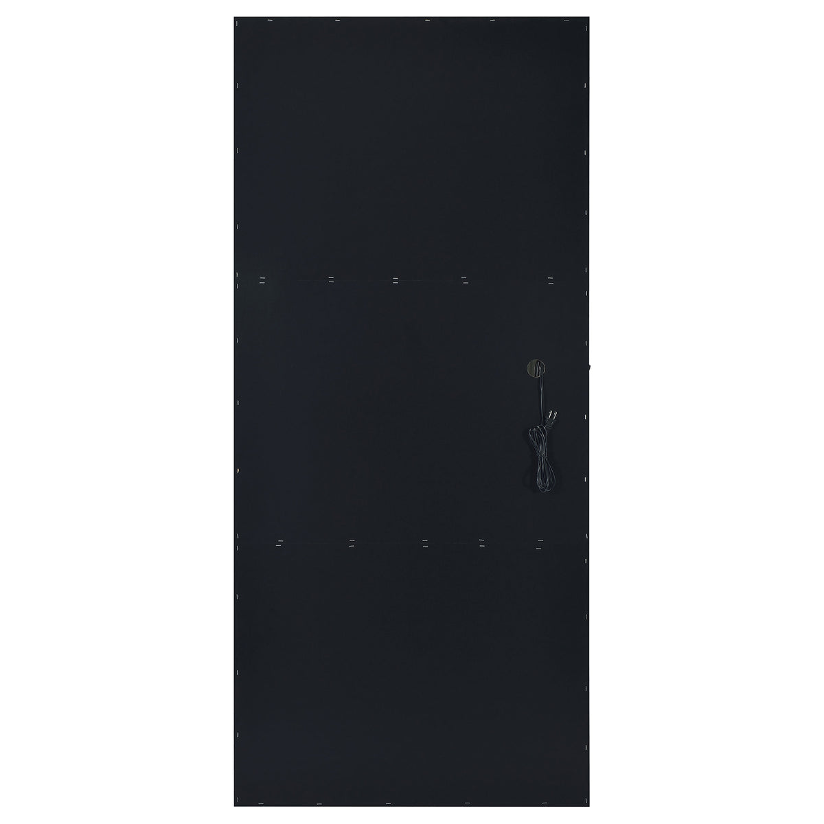 Zayan LED Full-Length Floor Mirror - 32 x 71 Inch Hollywood Glam in Black High Gloss – view 9