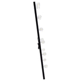 Zayan LED Full-Length Floor Mirror - 32 x 71 Inch Hollywood Glam in Black High Gloss – view 10