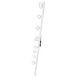 Zayan Full-Length LED Floor Mirror - Hollywood Style White High Gloss Frame, 32" x 71" – view 7