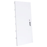 Zayan Full-Length LED Floor Mirror - Hollywood Style White High Gloss Frame, 32" x 71" – view 8