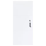 Zayan Full-Length LED Floor Mirror - Hollywood Style White High Gloss Frame, 32" x 71" – view 9