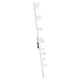 Zayan Full-Length LED Floor Mirror - Hollywood Style White High Gloss Frame, 32" x 71" – view 10