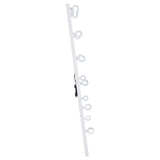 Zayan Full-Length LED Floor Mirror - Hollywood Style White High Gloss Frame, 32" x 71" – view 11