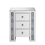 Sonia Mirrored Console Cabinet & Accent Table