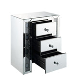 Sonia Mirrored Console Cabinet & Accent Table