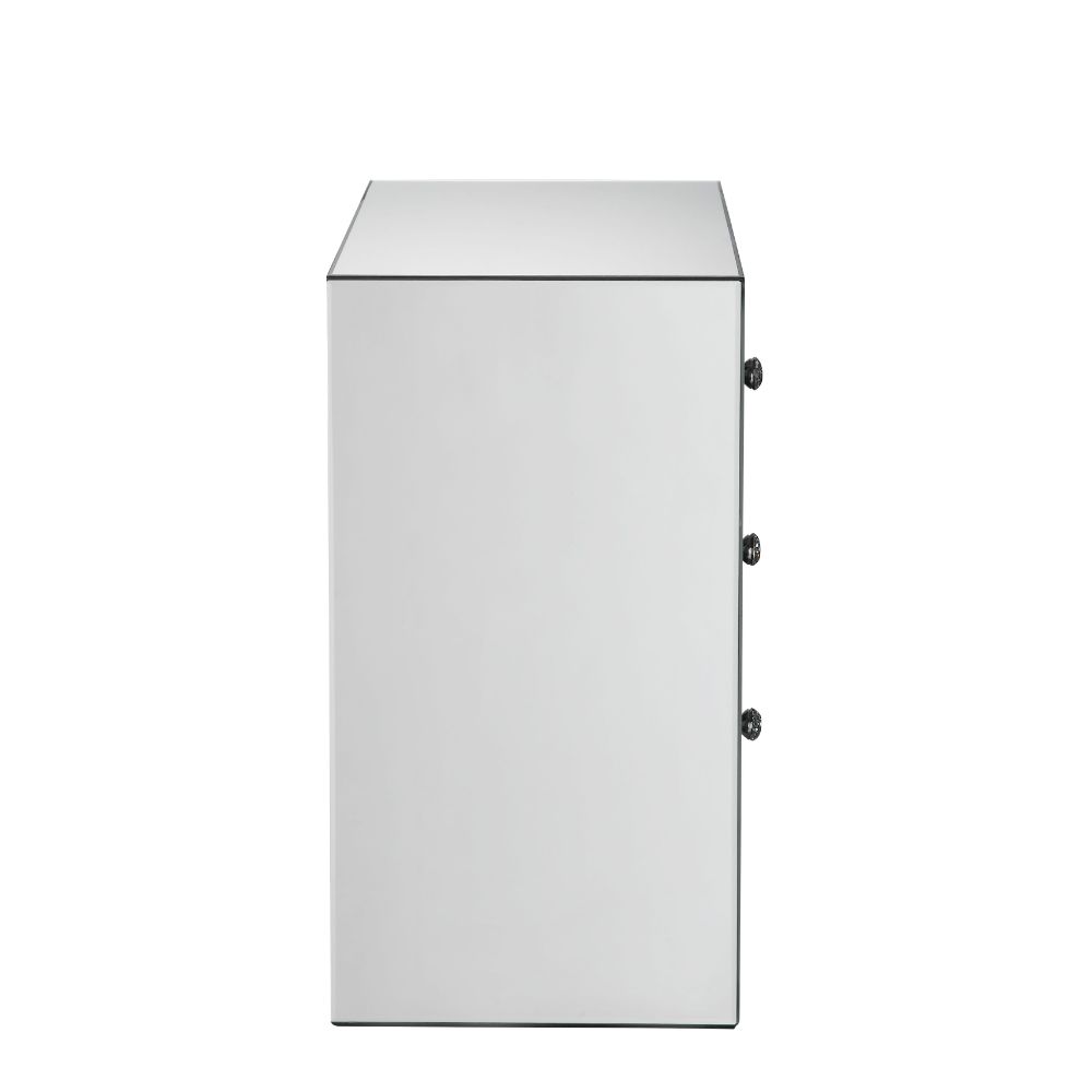 Sonia Mirrored Console Cabinet & Accent Table