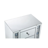 Sonia Mirrored Console Cabinet & Accent Table