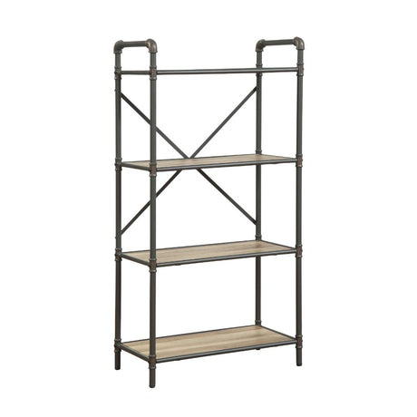 Itzel Industrial Bookshelf