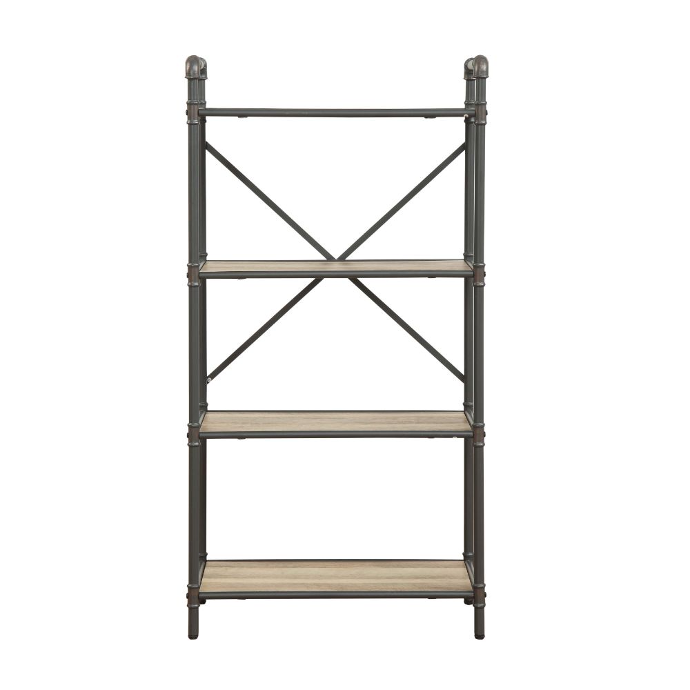 Itzel Industrial Bookshelf