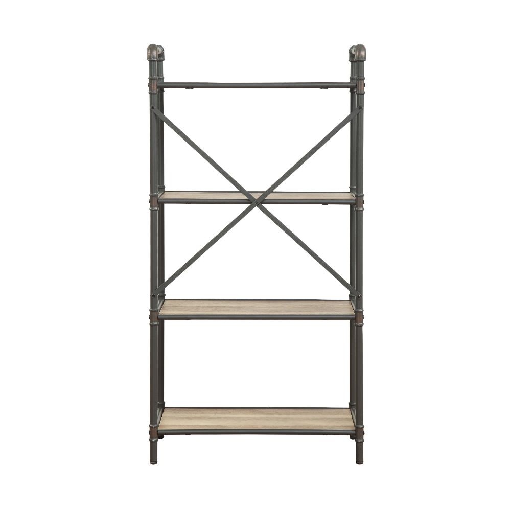Itzel Industrial Bookshelf