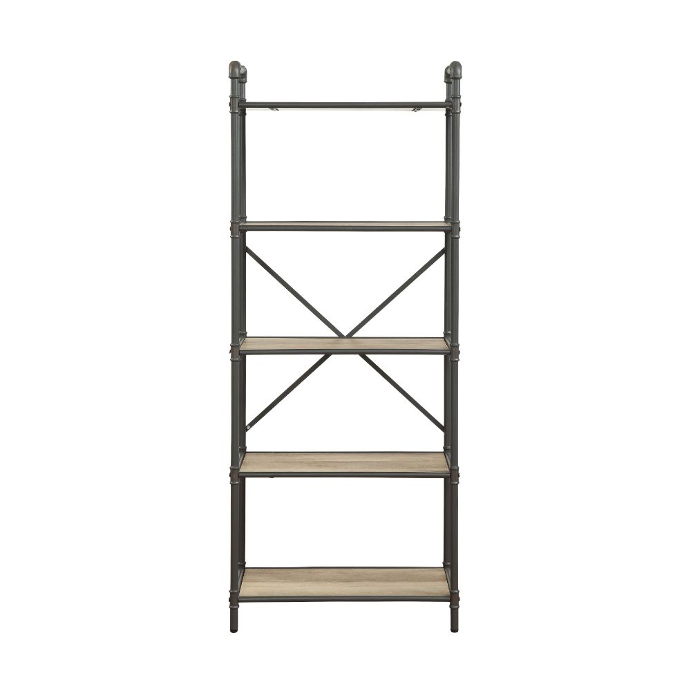 Itzel Industrial Bookshelf