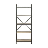 Itzel Industrial Bookshelf