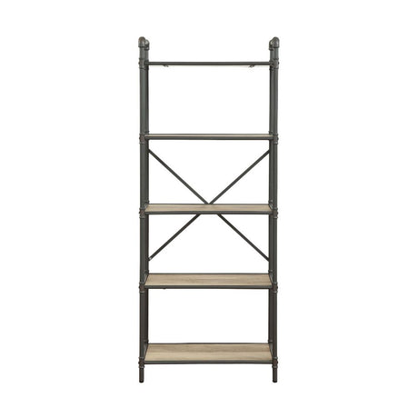 Itzel Industrial Bookshelf