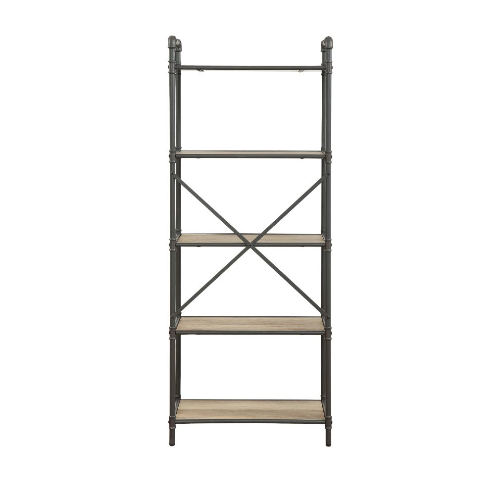 Itzel Industrial Bookshelf