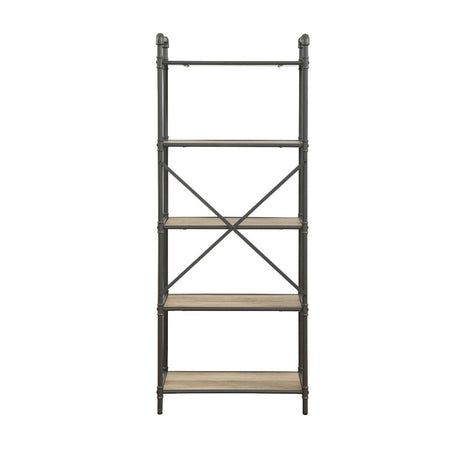 Itzel Industrial Bookshelf