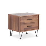 Deoss 2-Drawer Night Table & 5-Drawer Chest