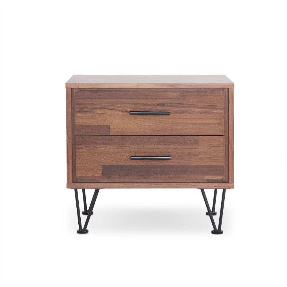 Deoss 2-Drawer Night Table & 5-Drawer Chest