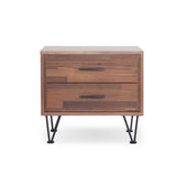 Deoss 2-Drawer Night Table & 5-Drawer Chest