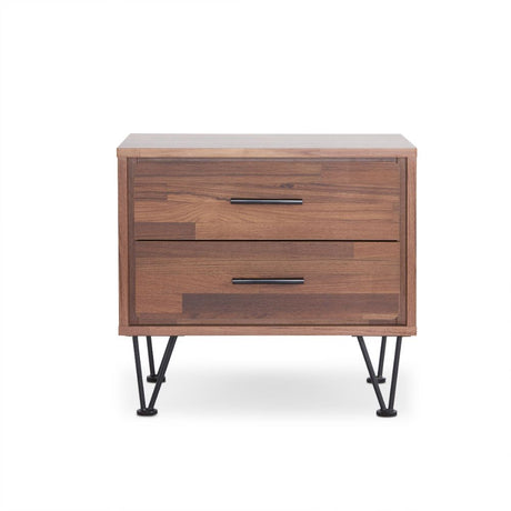 Deoss 2-Drawer Night Table & 5-Drawer Chest