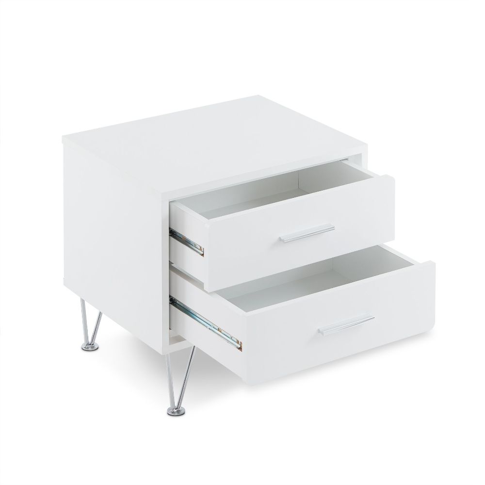 Deoss 2-Drawer Night Table & 5-Drawer Chest
