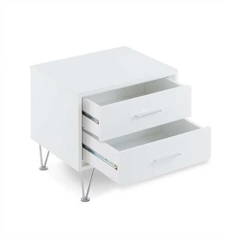 Deoss 2-Drawer Night Table & 5-Drawer Chest