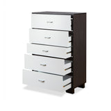 Eloy Modern Accent Table & 5-Drawer Chest