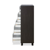 Eloy Modern Accent Table & 5-Drawer Chest