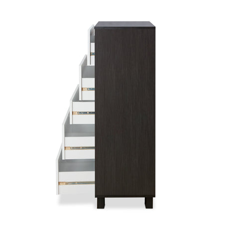 Eloy Modern Accent Table & 5-Drawer Chest