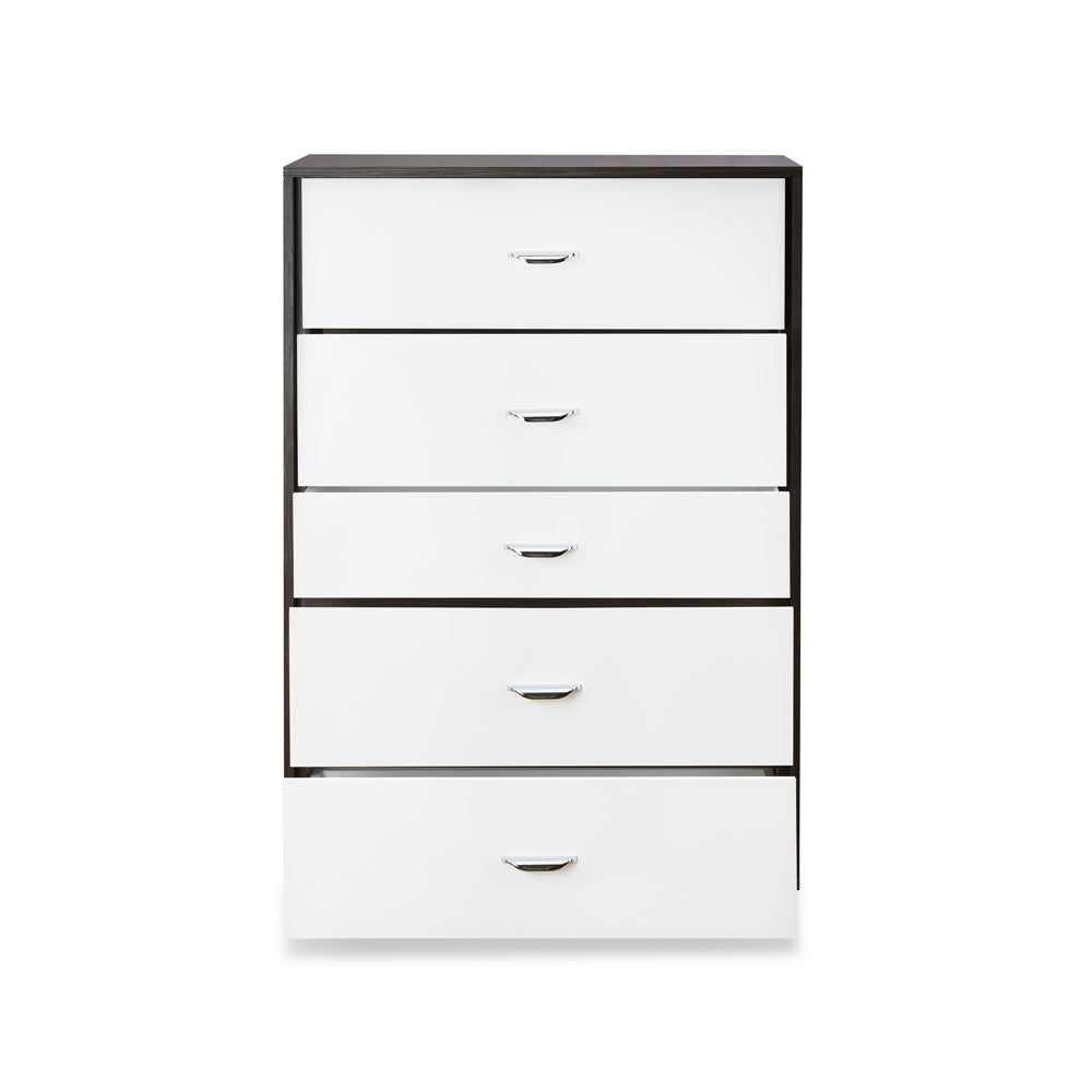 Eloy Modern Accent Table & 5-Drawer Chest