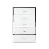 Eloy Modern Accent Table & 5-Drawer Chest