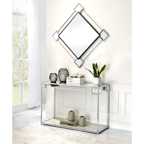 Asbury Mirrored Console Table & Accent Mirror
