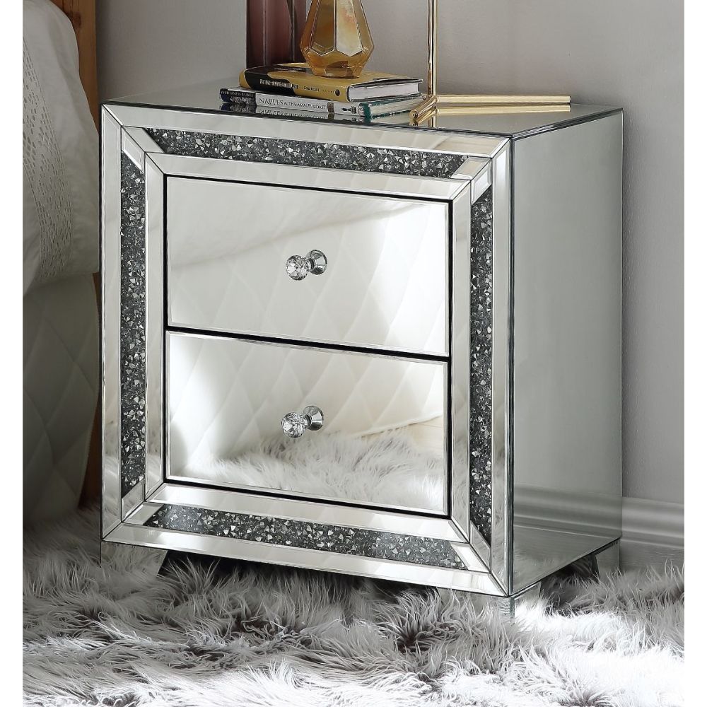 Noralie Mirrored Accent, End & Console Tables