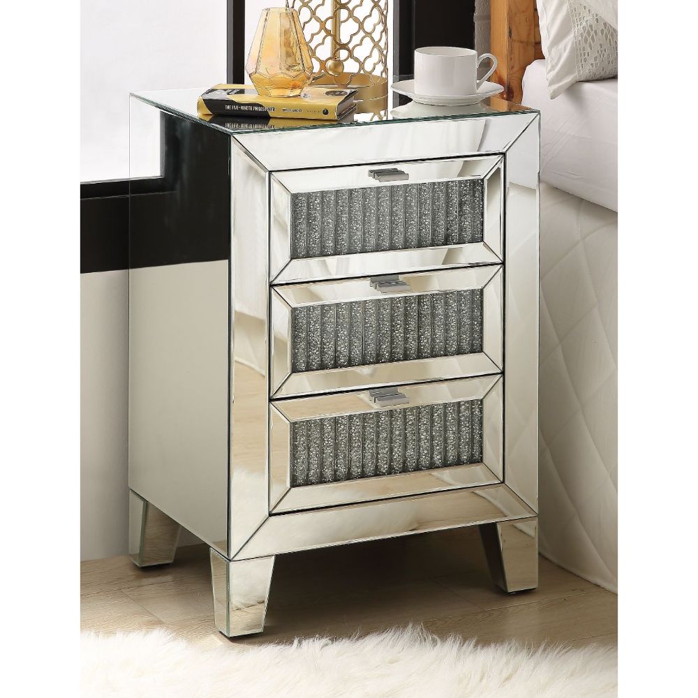 Noralie Mirrored Accent, End & Console Tables