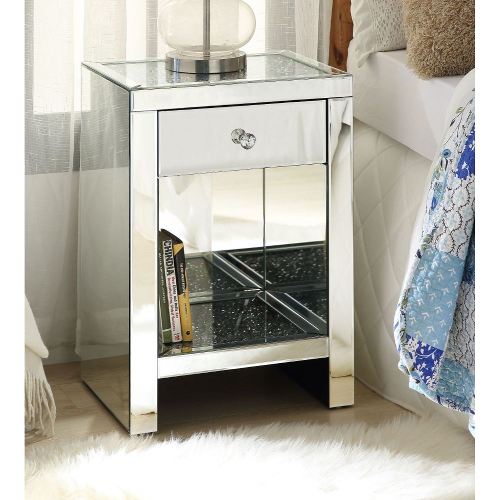 Noralie Mirrored Accent, End & Console Tables