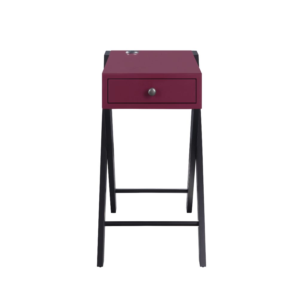 Fierce Accent Side Table with USB Port