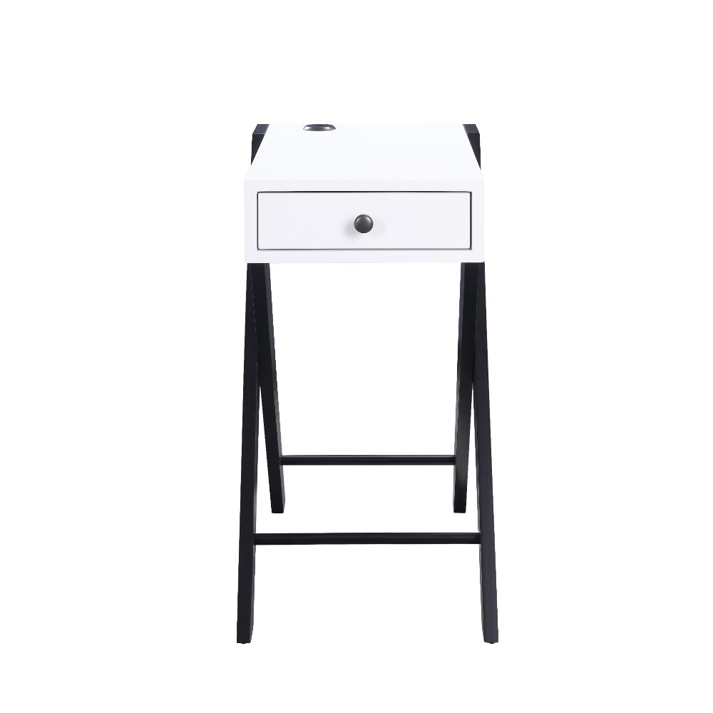 Fierce Accent Side Table with USB Port