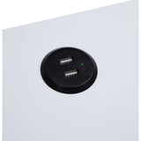 Fierce Accent Side Table with USB Port