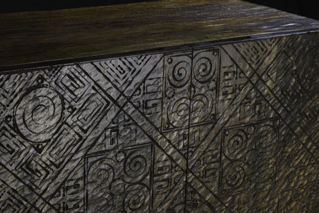 Calvary Mango Wood Console Cabinet