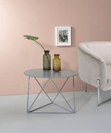 Epidia Geometric Accent Table