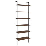 Owens 96" Tall 6-Shelf Wall Bookshelf - Walnut