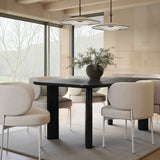 Maureen Cream Performance Upcycled Linen Dining Chair