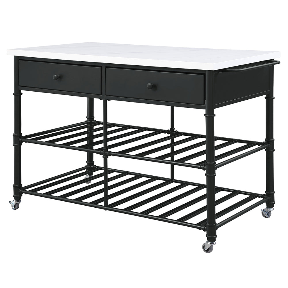 Emery Rolling Kitchen Cart